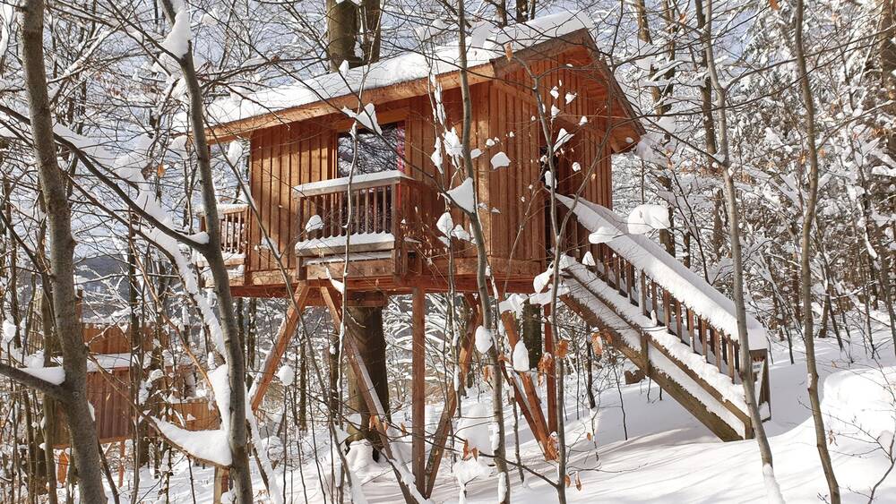 Baumhaus für zwei Personen